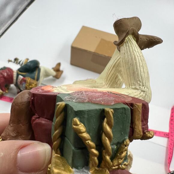 Shenandoah Keeper Christmas Shelf Sitters 1995 Holding Star & Lantern Post - Picture 2 of 14